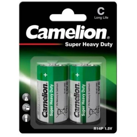 Camelion R14 C Super Heavy Duty baterijos 2 vnt.
